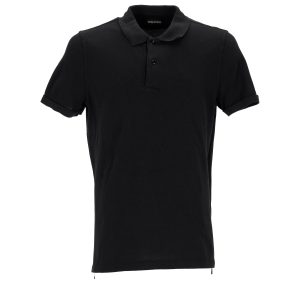 Tom Ford Poloshirt aus schwarzer Baumwolle 7748743004220