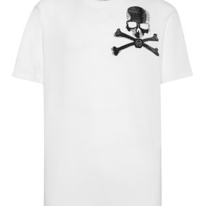 T-Shirt rund Hals ss Schädel & Knochen 7648927973436