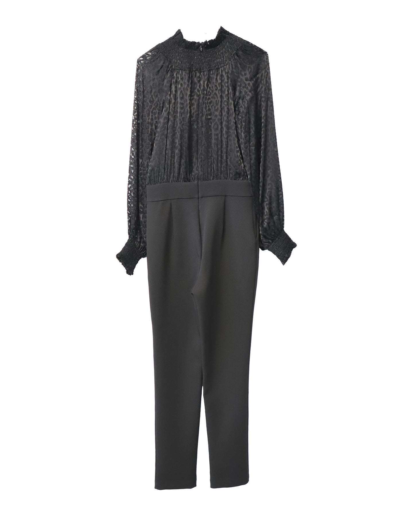 Michael Michael Kors Langarm-Jumpsuit aus schwarzer Viskose