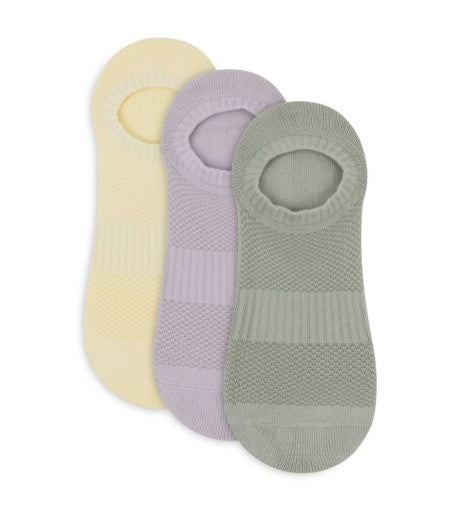 Zitrone Damen 3 Packung Air Brush Liner Socke
