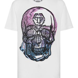 t-shirt rund Hals ss Schädel 7648920109116