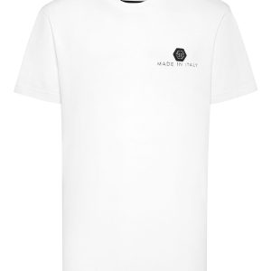 t-shirt rund Hals sechseck