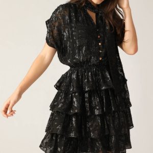 NOT I KNOW gewebtes Minikleid