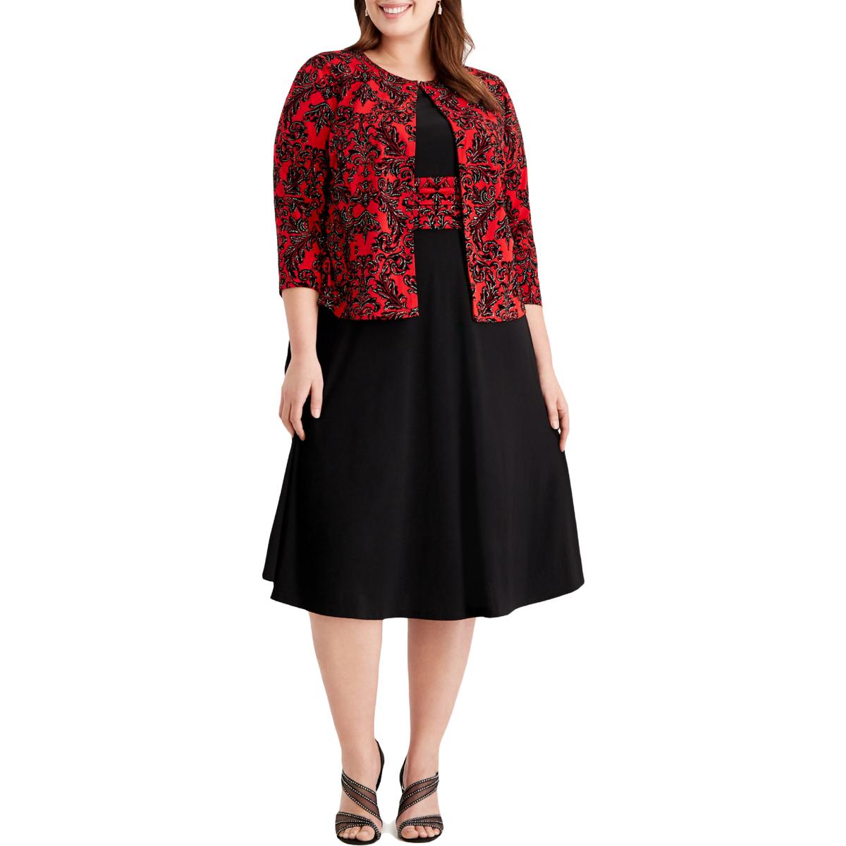 Plus 2 PC verschönerte zweiteilige Kleid