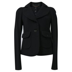See by Chloé Jacke aus schwarzer Wolle 7748752867388