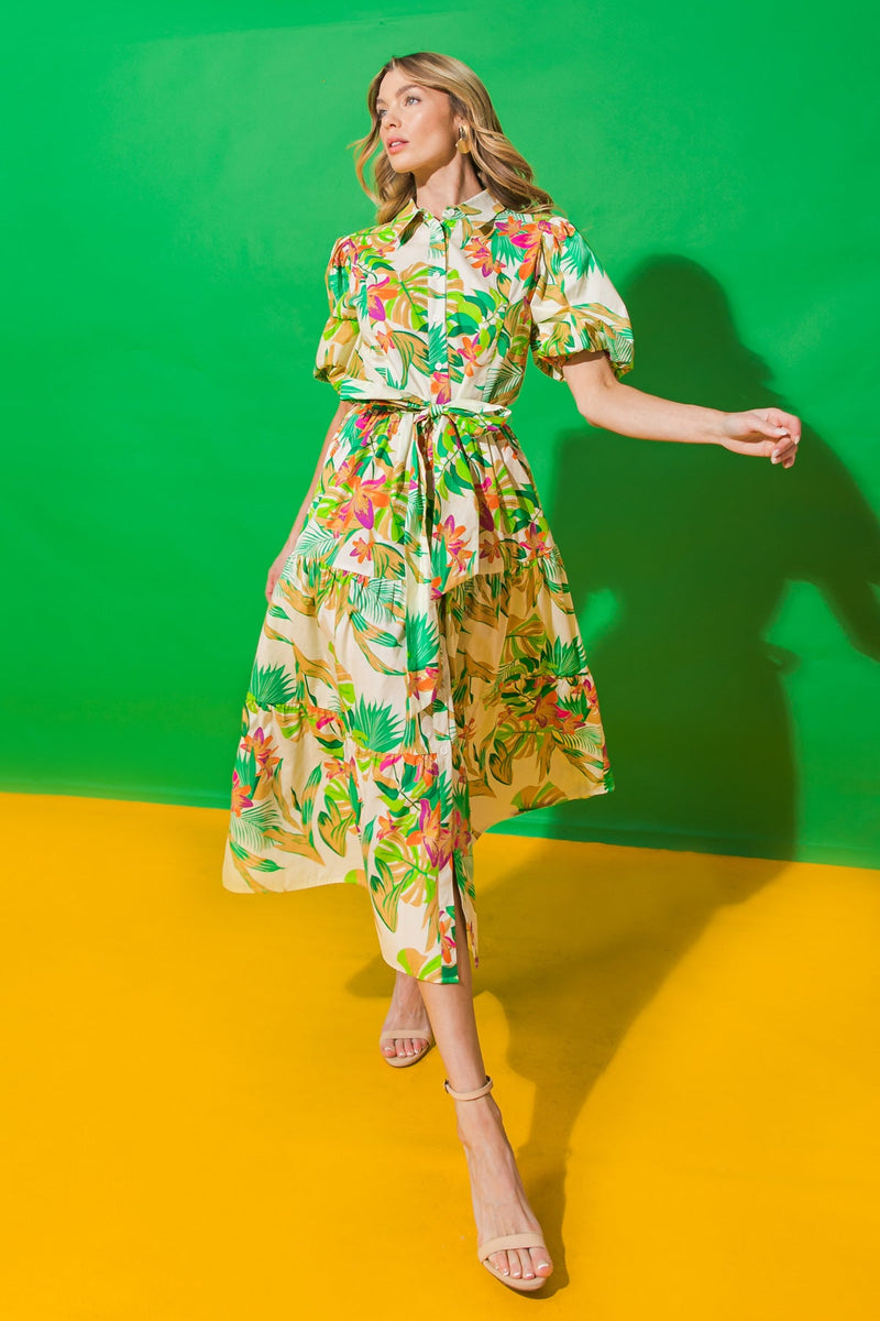DU KENNST MICH SO GUT POPLIN MIDI Hemd Kleid