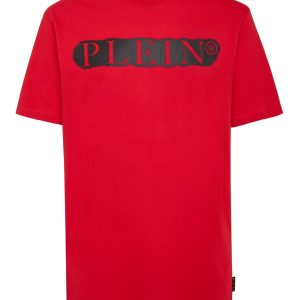 t-shirt rund Hals ss Spray Effekt Druck philipp plein TM