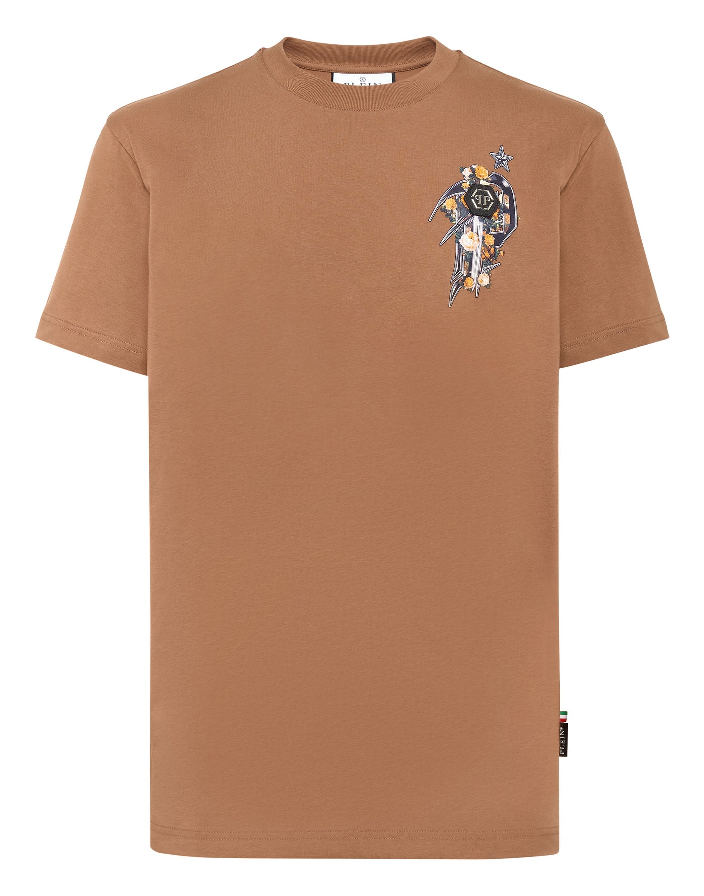 T-Shirt Rundhals dunkel Romance