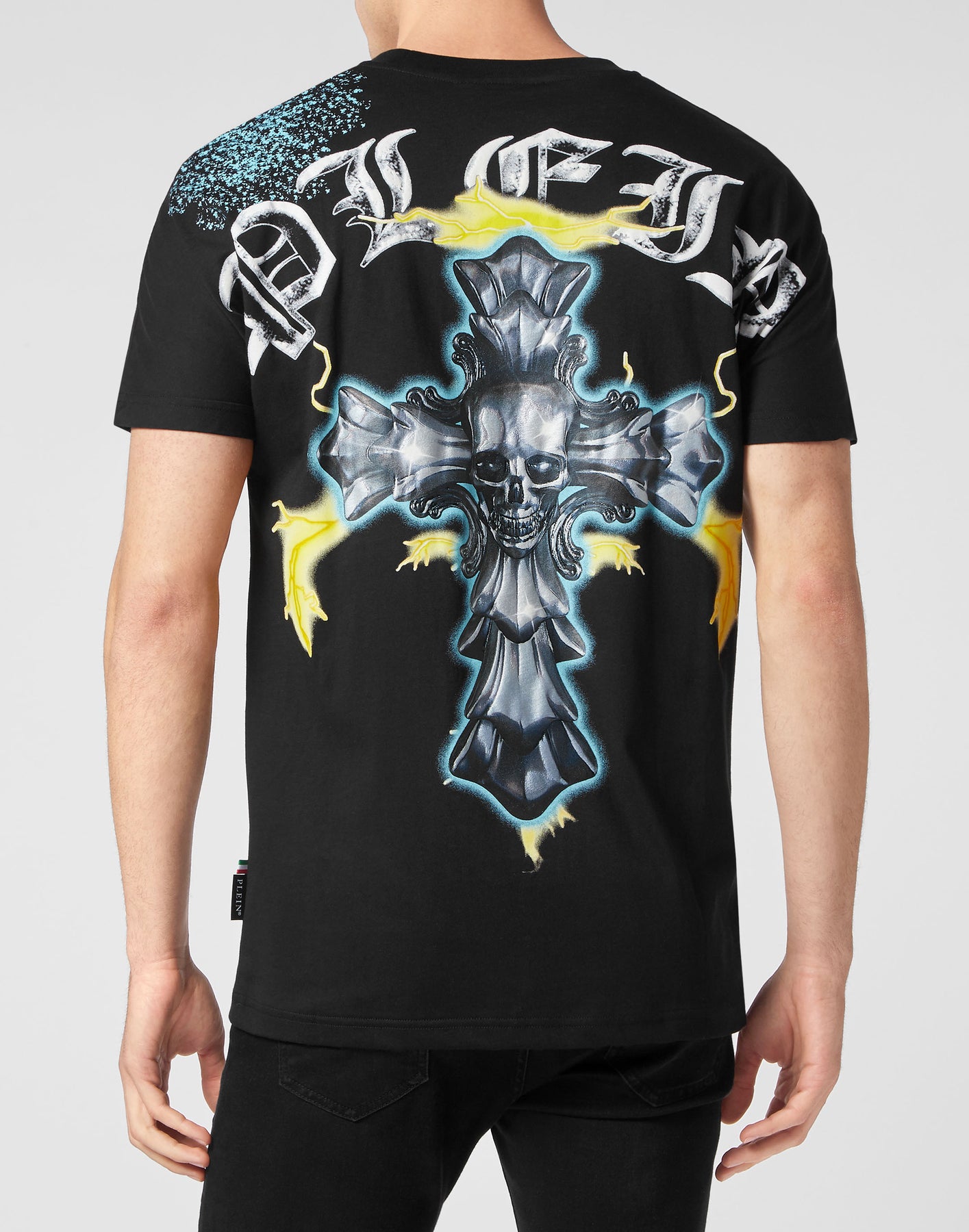 T-Shirt mit Rundhalsausschnitt SS Gothic Plein