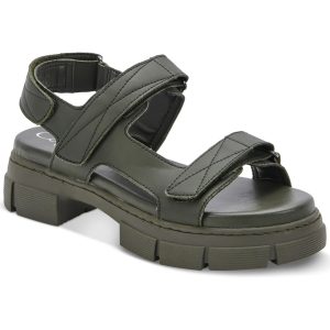 Hux Damen lässig offene Zehenplattform Sandalen