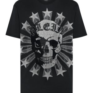 T-Shirt rund Hals ss mit Kristallen 7648902905916