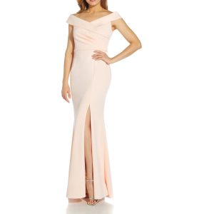 Off-The-Shoulder Maxi Abendkleid
