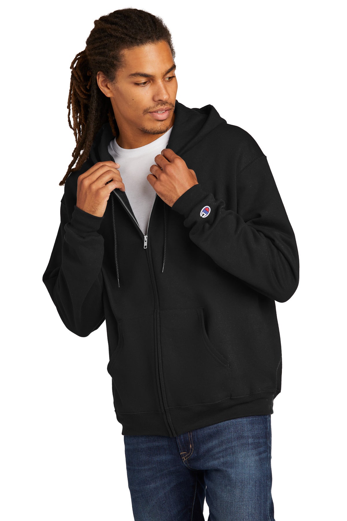 Champion Powerblend durchgehender Reißverschluss Kapuzenpullover für Herren