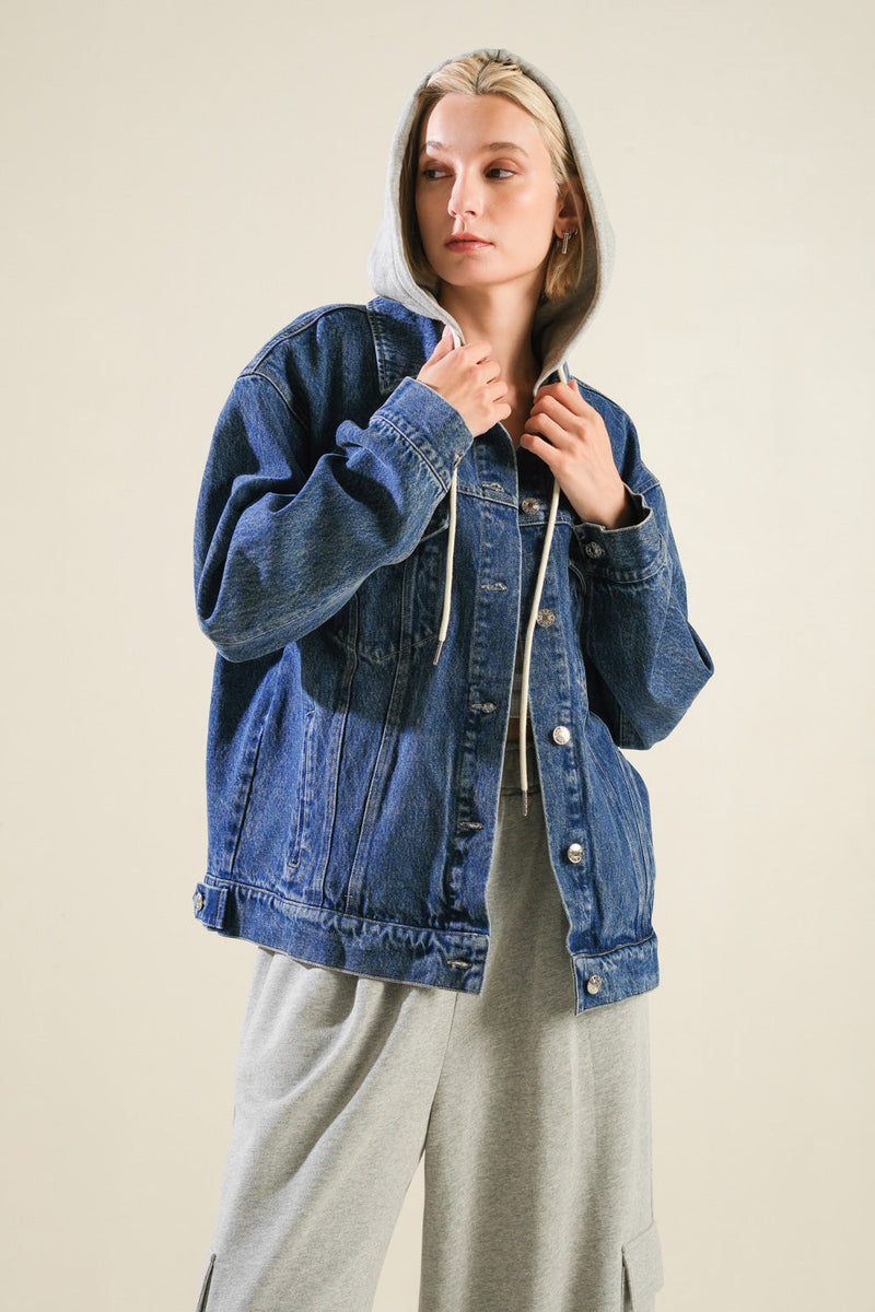 Überqueren Sie Ihre Mind Denim Jacke