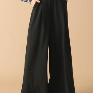 süße Harmonie schwarze gewebte Hose
