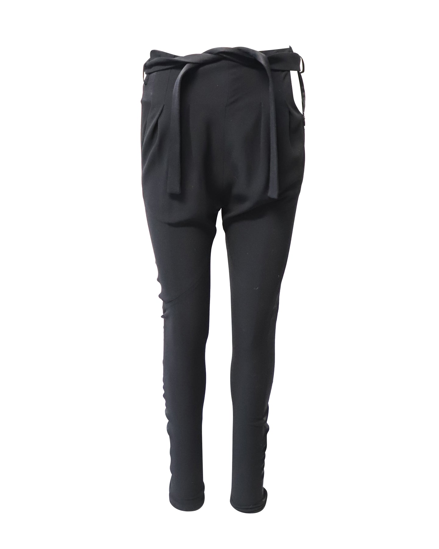 Balenciaga Hose mit Schnürung in Schwarz
