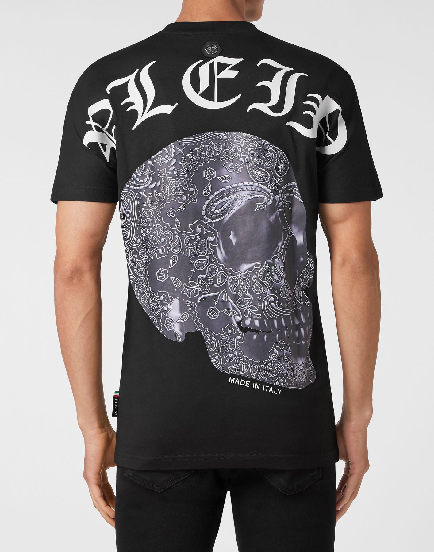 T-Shirt Rundhals SS Paisley Skull