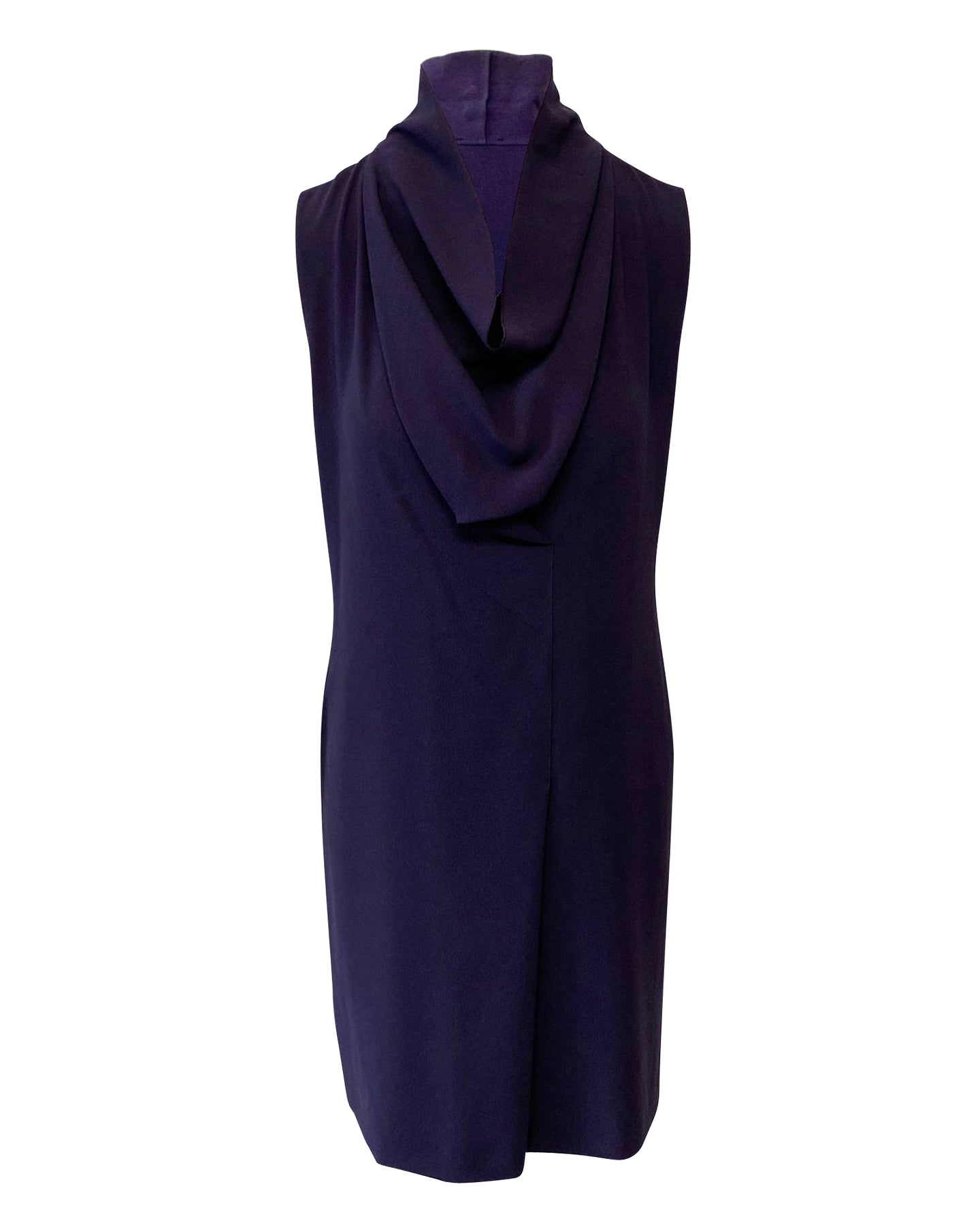 Joseph Cowl Kleid mit Rundhalsausschnitt in Lila