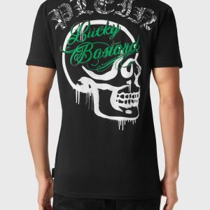 T-Shirt rund Hals ss paisley Gothic Plein