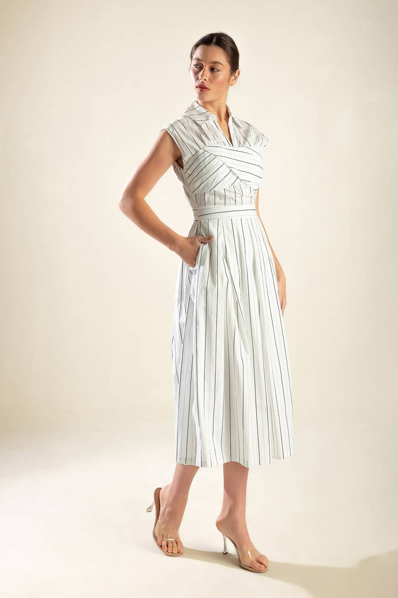 UNGLAUBLICH SENSATIONAL gewebt MIDI Kleid