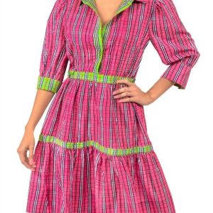 Damsell Kleid in Multi Plaid