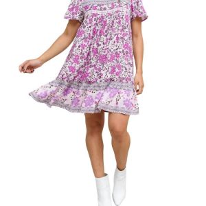 Golden Gate Park Kleid in Lila