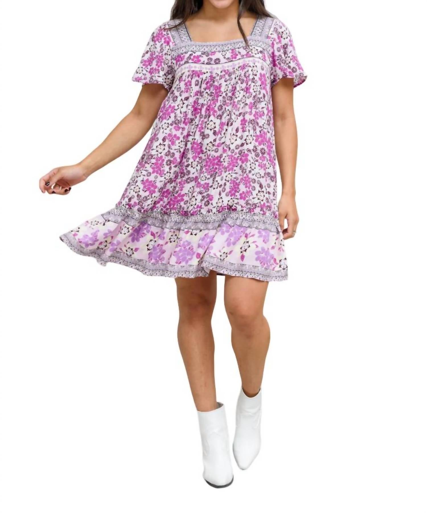 Golden Gate Park Kleid in Lila