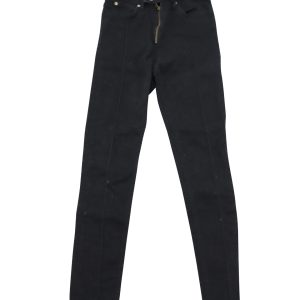 Sandro Paris Skinny Jeans aus schwarzer Baumwolle 7748733632572