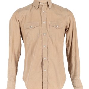 Tom Ford Hemd aus beige Baumwolle 7748736090172