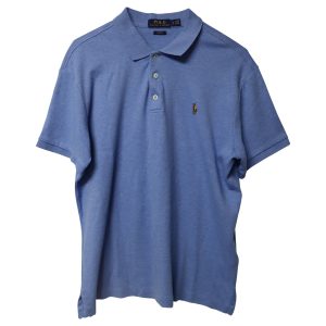 Ralph Lauren schmale Passform Polo T-Shirt aus blauer Baumwolle