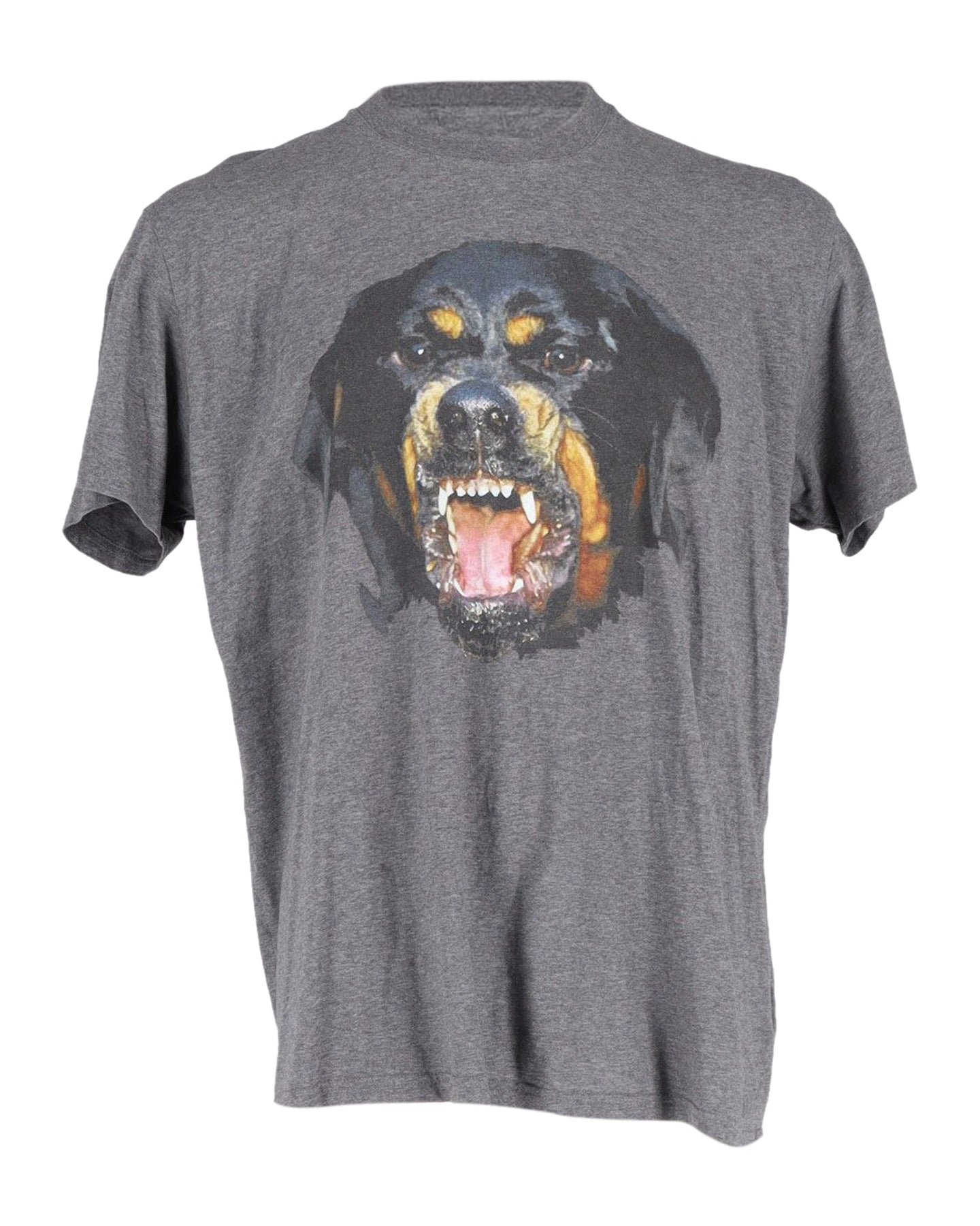 Givenchy T-Shirt mit Hundeprint aus grauer Baumwolle