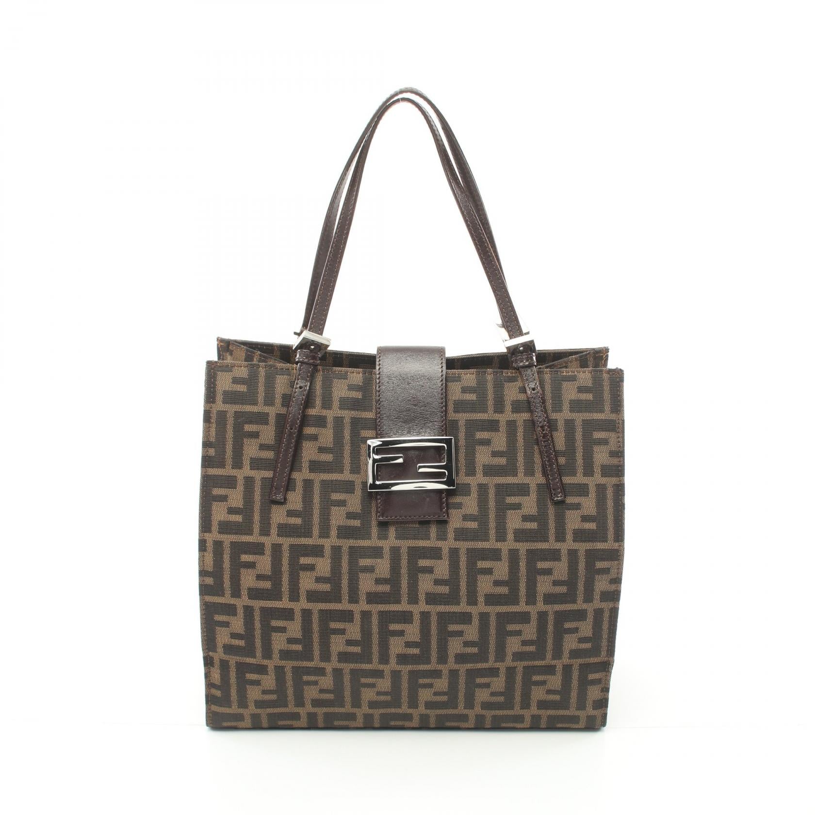 Fendi Zucca Tragetasche Canvas Tragetasche