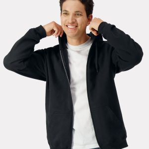 Gildan Herren Softstyle mittelschwer Fleece Full-zip Kapuze Sweatshirt SF600