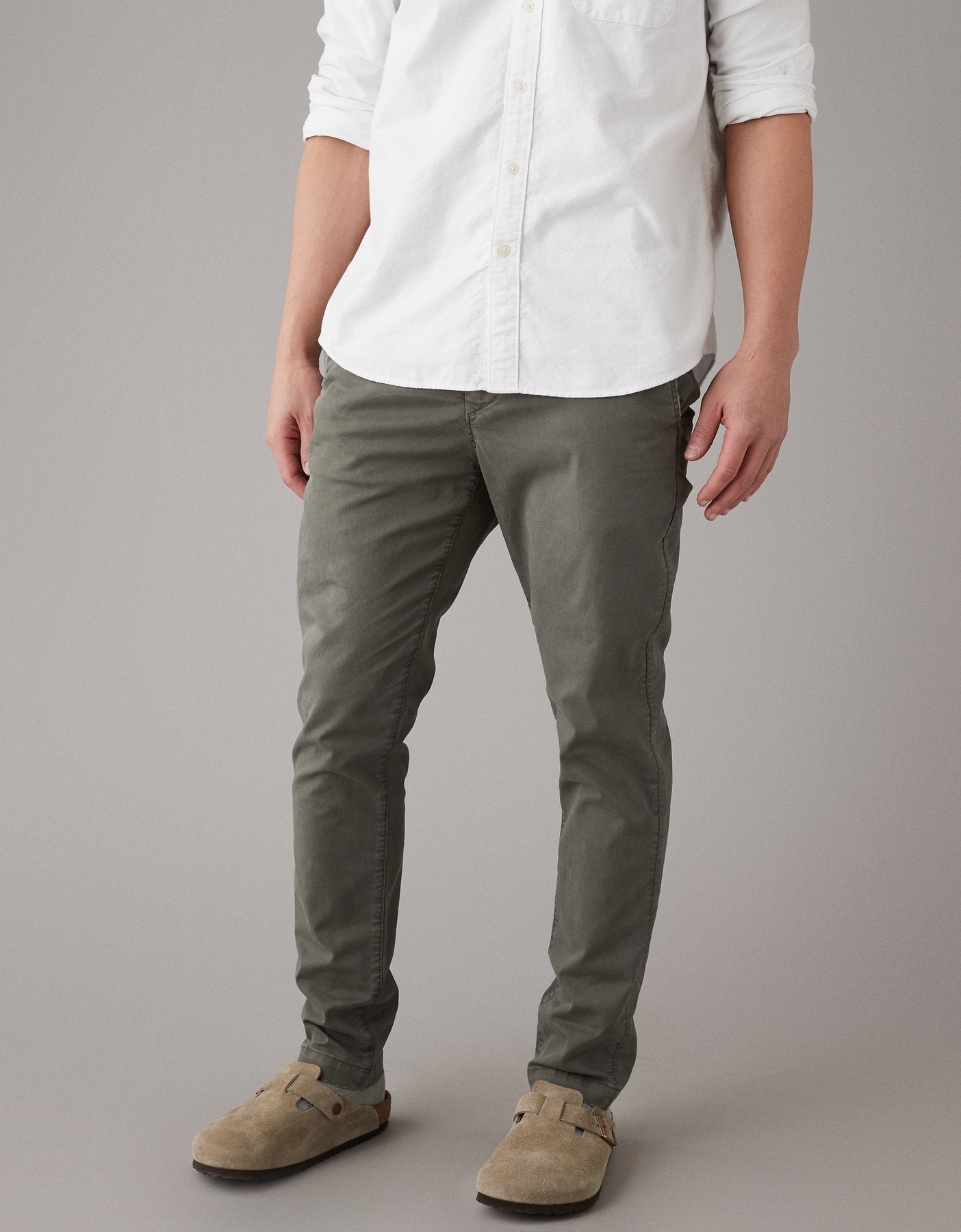AE Flex Slim Khaki Hose
