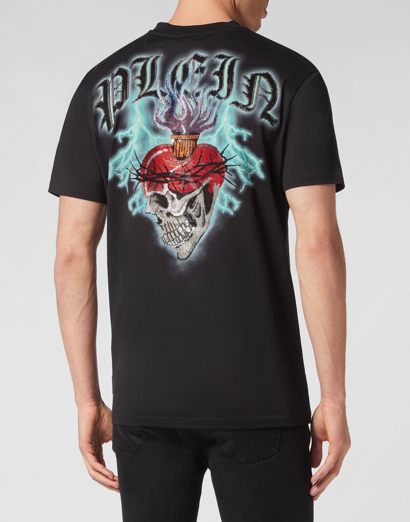 T-Shirt mit Rundhalsausschnitt SS Love Tattoo