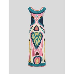 Jacquard Strickkleid
