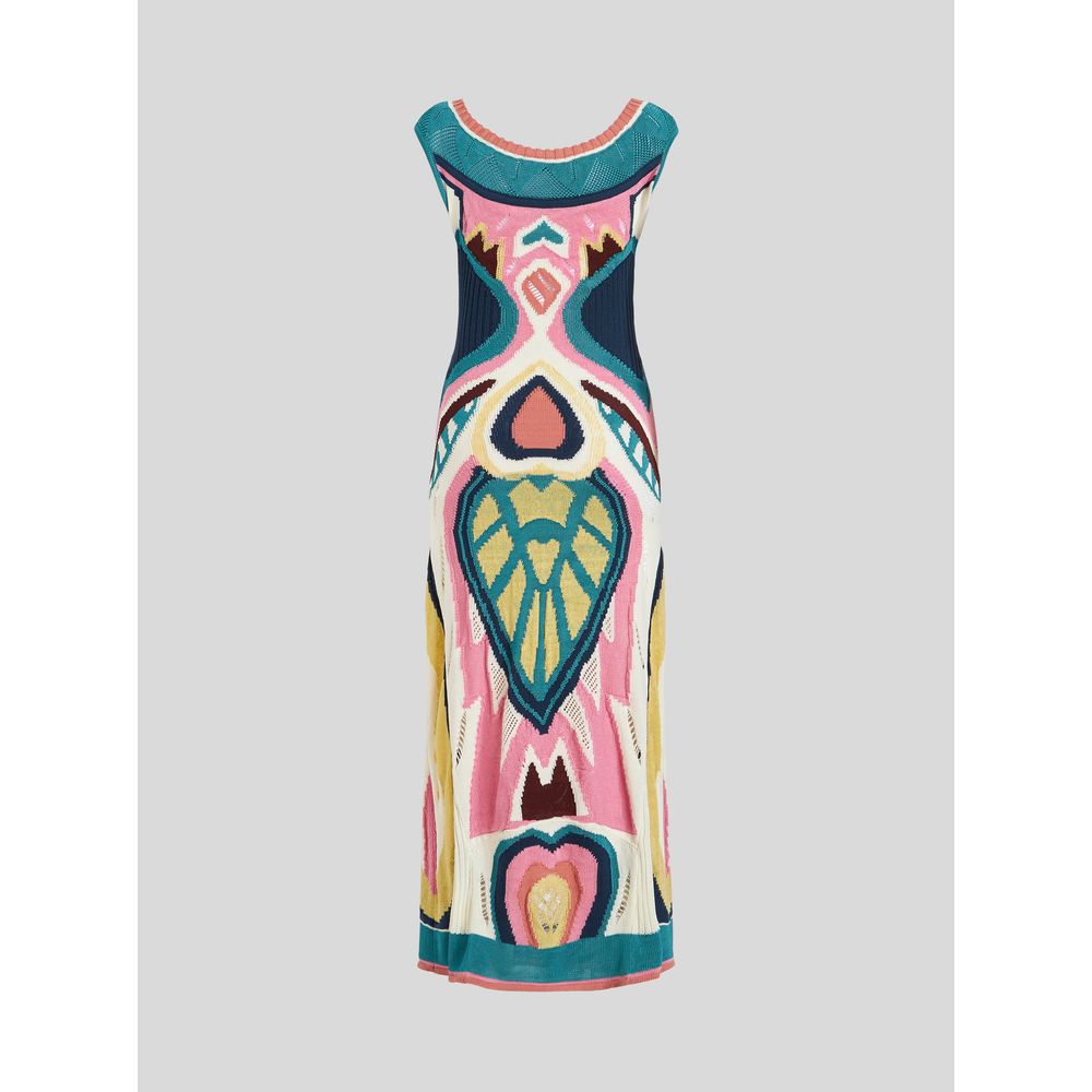 Jacquard Strickkleid