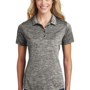 Sport-Tek PosiCharge Electric Heather Polo für Damen. LST590