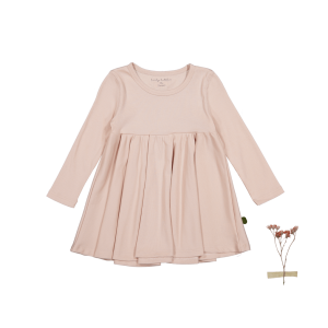 Das Langarmkleid – altrosa