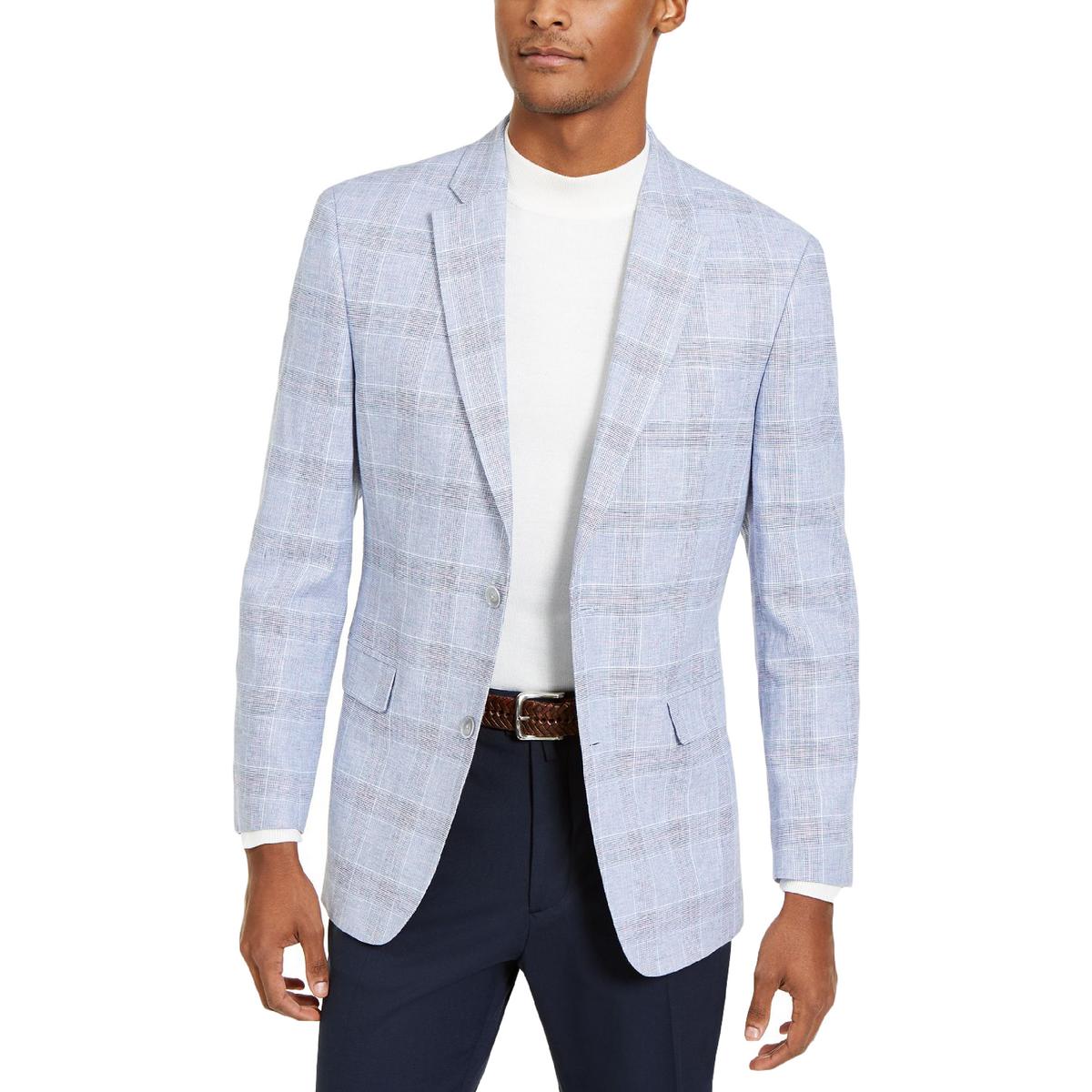 Trevor Leinenmischung kariert Sportcoat