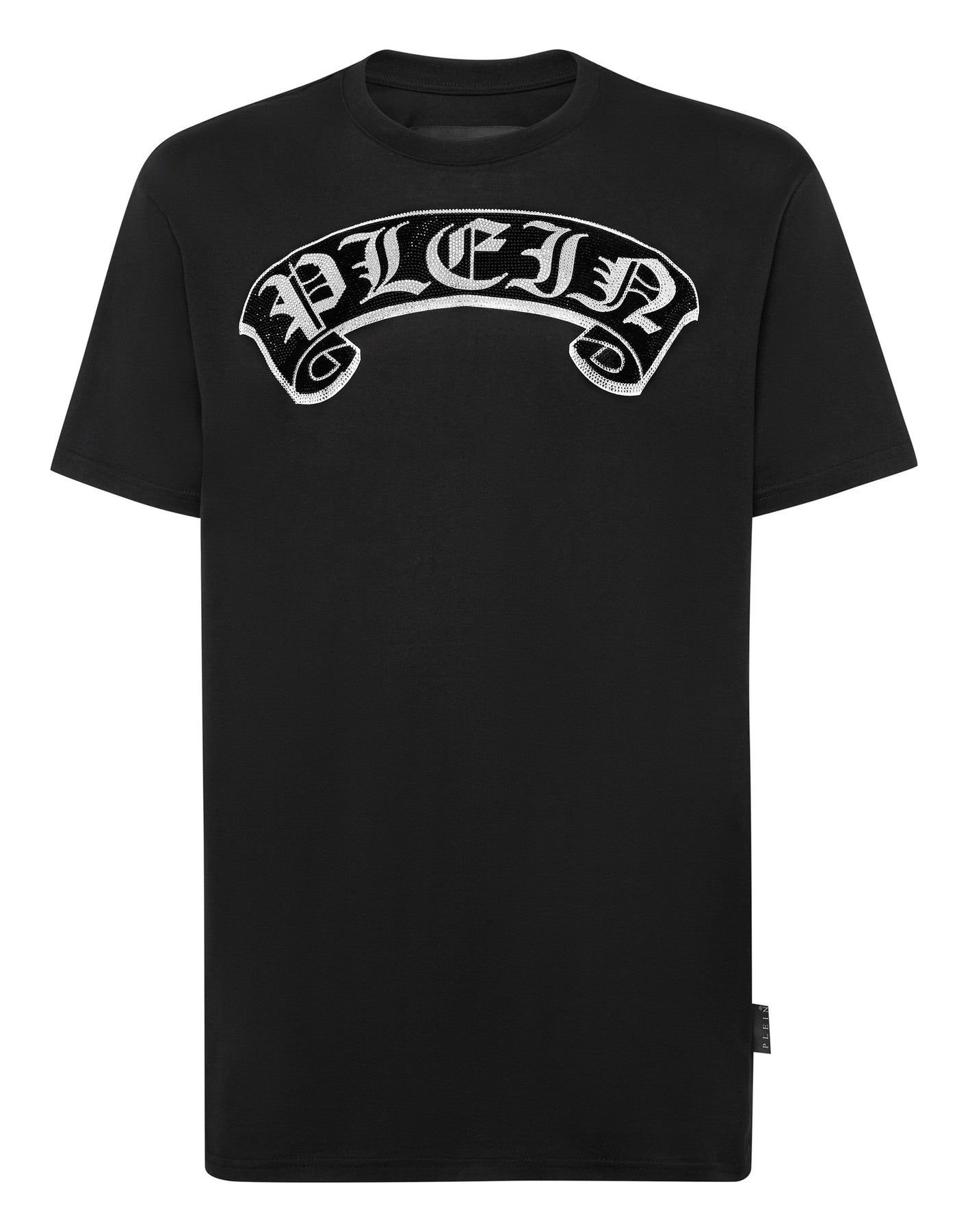 T-Shirt Rundhals SS Stones Gothic Plein mit Kristallen