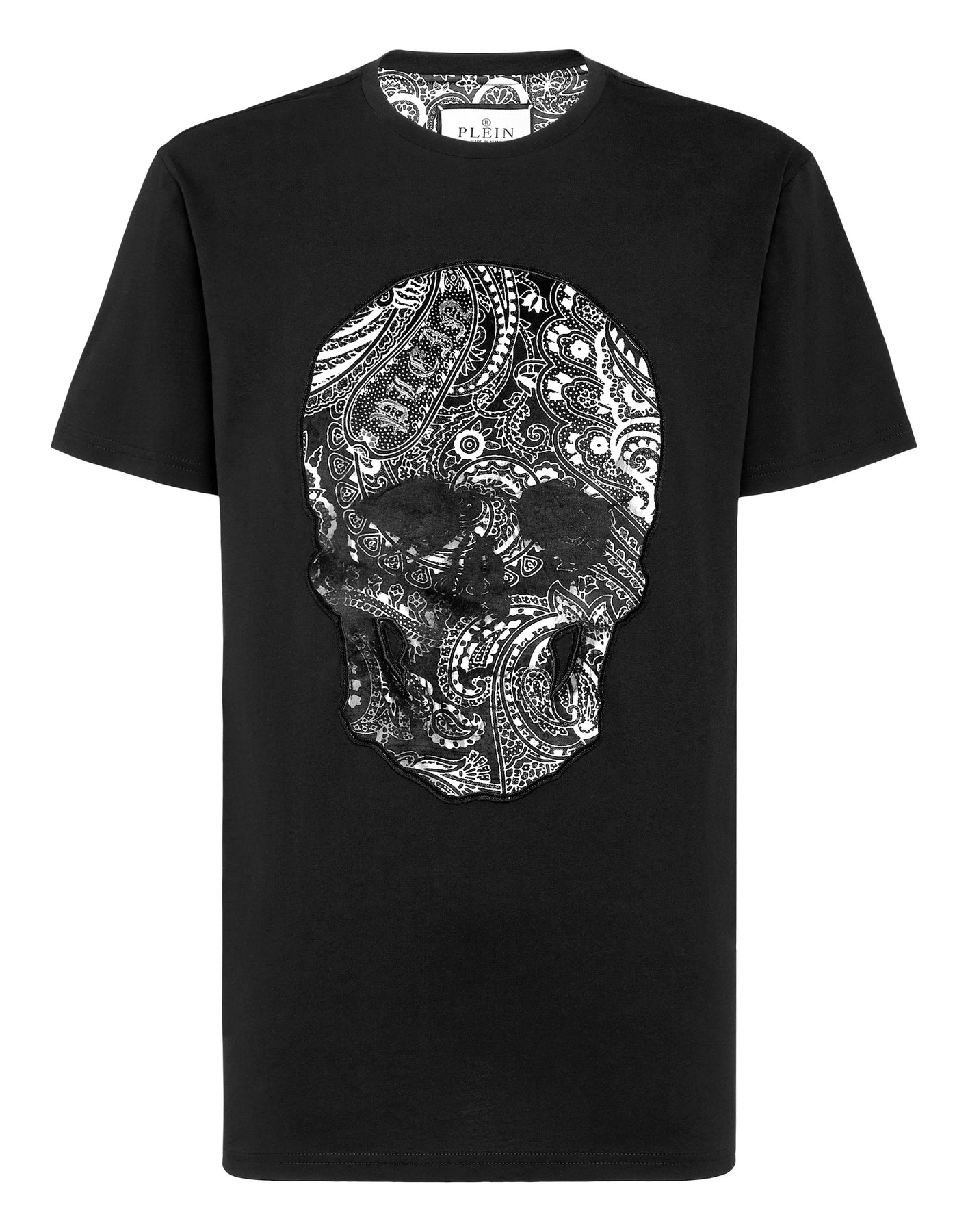 T-Shirt Rundhals SS Paisley Skull