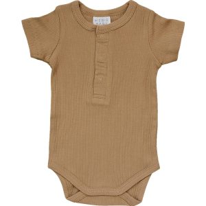 Cafe Bio-Baumwolle gerippt Snap Body