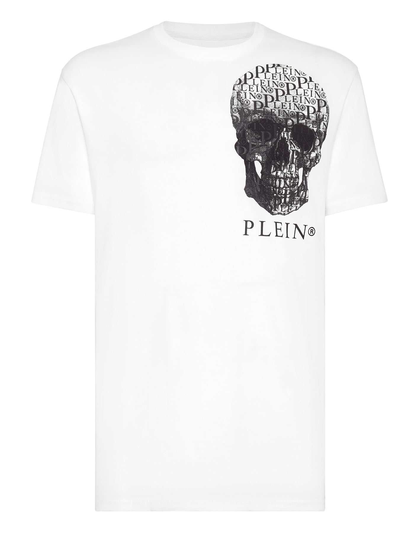 T-Shirt Rundhals SS Skull und Plein mit Kristallen