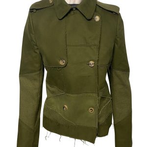 Joseph Patchwork Jacke aus grüner Baumwolle 7748770660412