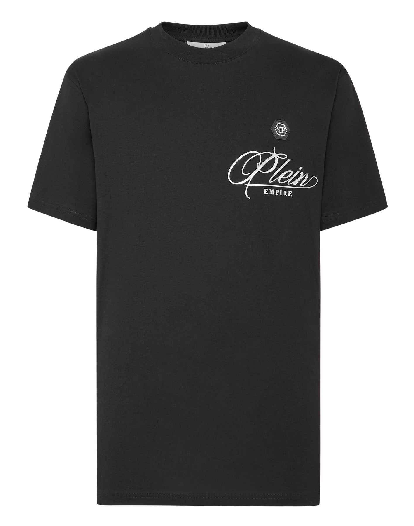 T-Shirt Rundhals SS mit Kristallen