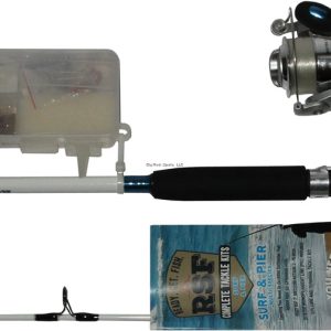 Roddy bereit. Set. Fisch. Surf und Pier Combo mit Tackle Kit