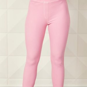 Hoch taillierte Jegging in Altrosa