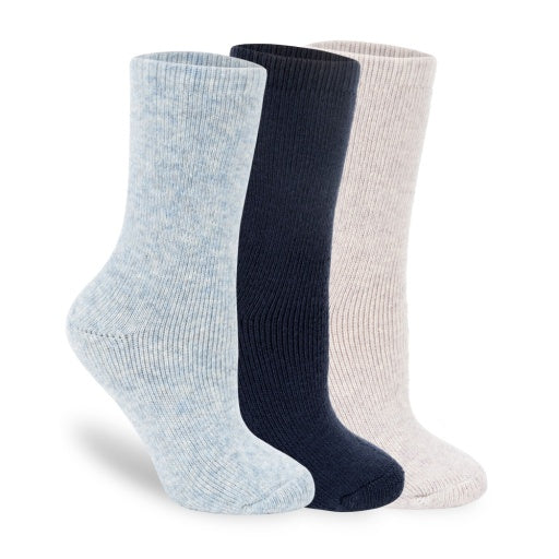 Zitrone Damen 3 Packung Wolle Wanderstiefel Crew Socke