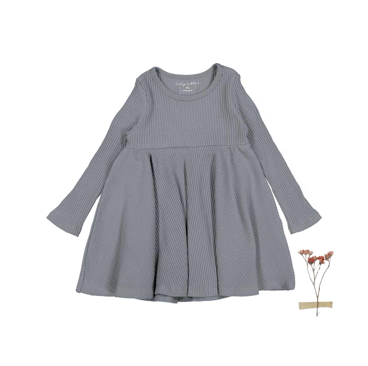 Das Langarmkleid – Slate